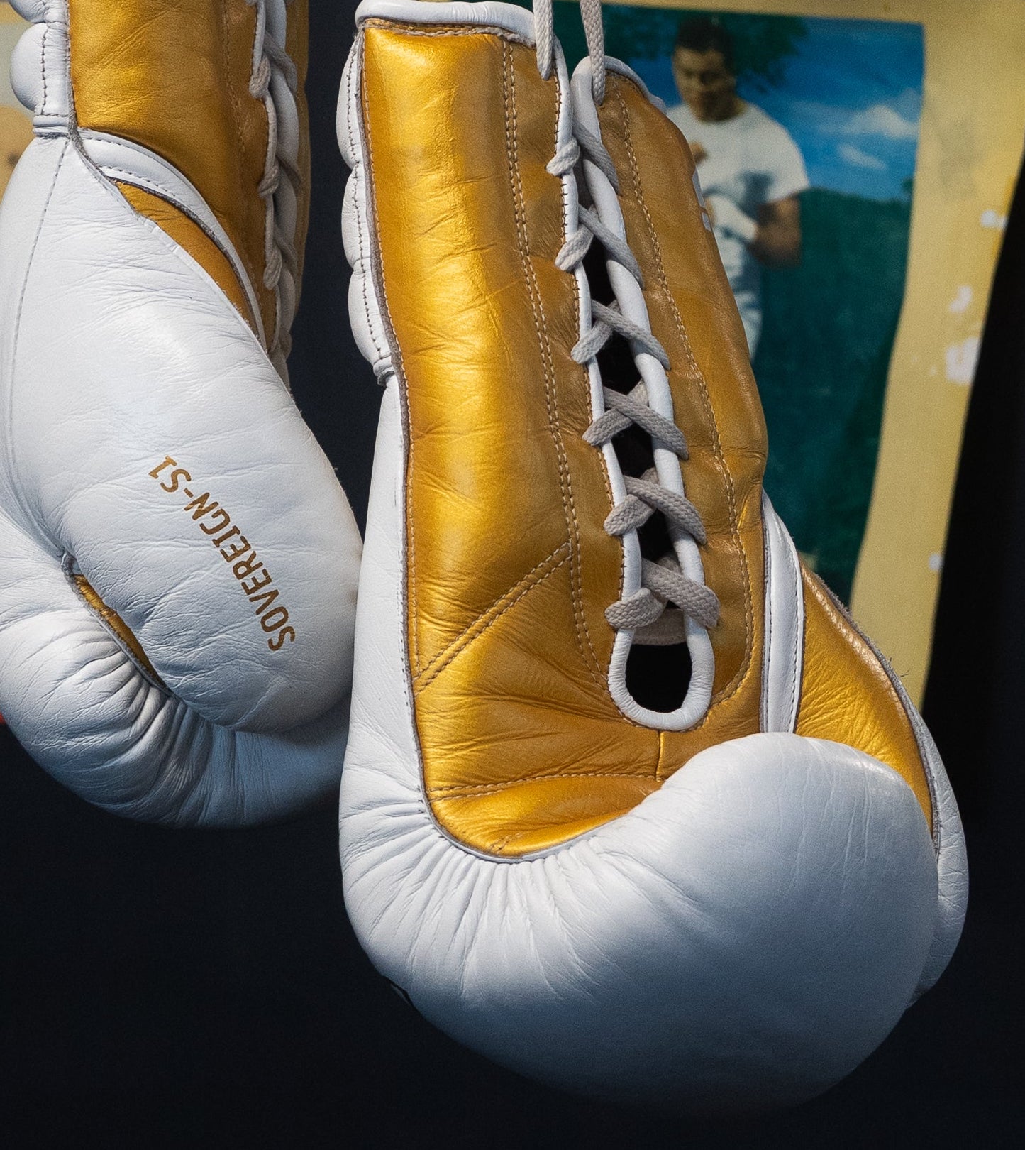 Sovereign S-1 Sparring Gloves - White/Gold