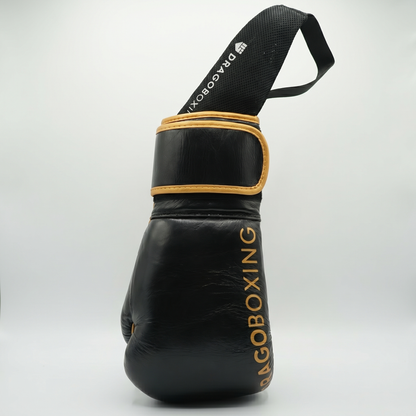 Drago glove deodorizer inserted in upright boxing glove