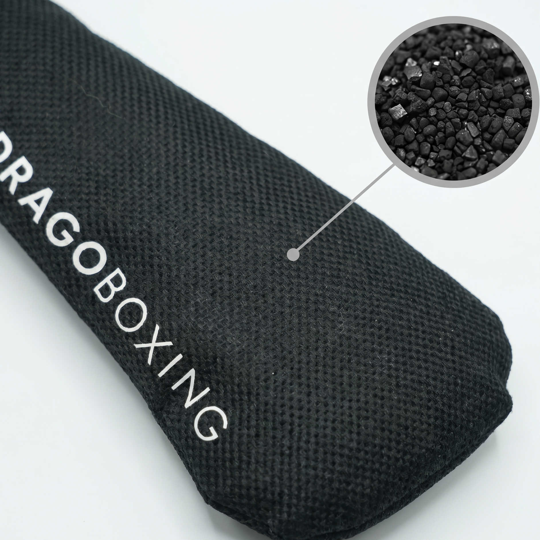 Drago deodorizer mesh close-up with charcoal fill detail (option B)