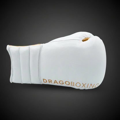 Drago Sovereign S-1 Sparring Gloves - White/Gold