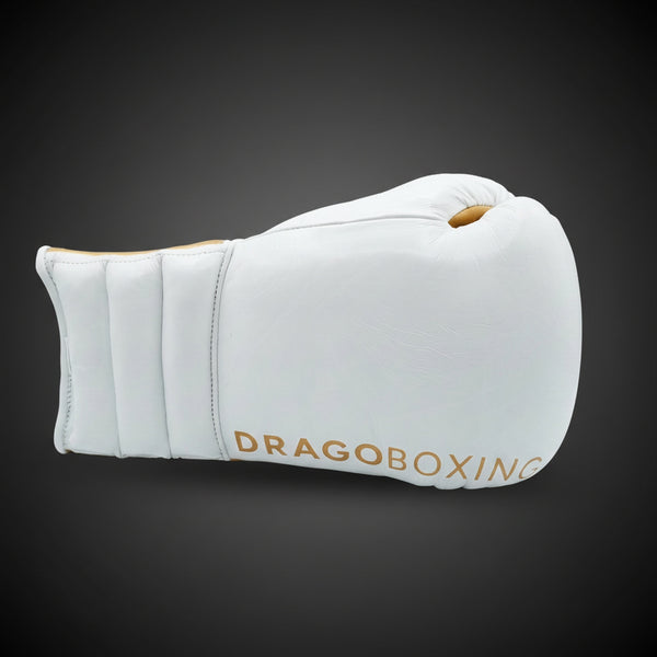 Drago Sovereign S-1 Sparring Gloves - White/Gold