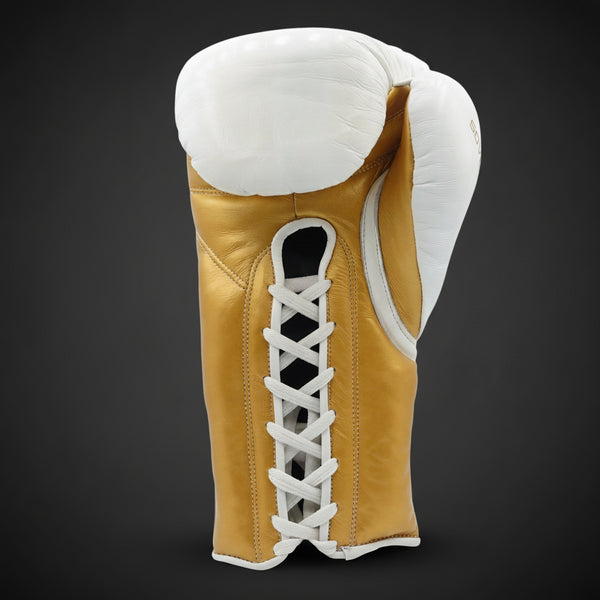 Drago Sovereign S-1 Sparring Gloves - White/Gold