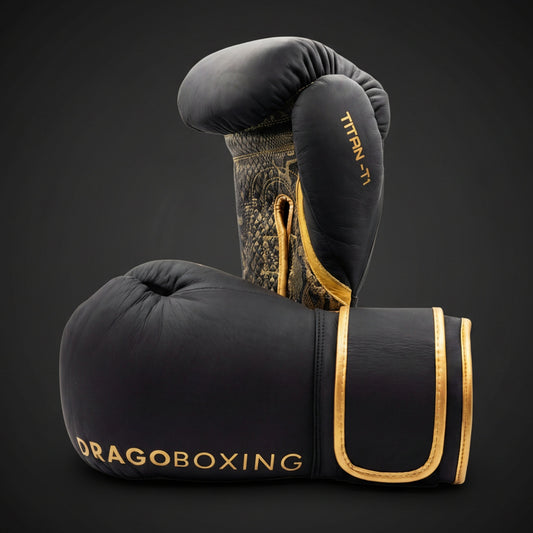 Drago Titan T-1 Training Gloves - Black/Gold