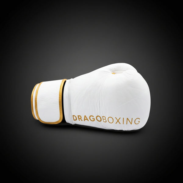 Drago Titan T-1 Training Gloves - White/Gold